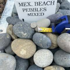 Unpolished Mexican Beach Pebbles (Mixed).