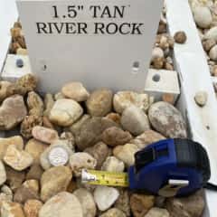 Tan River Rock - 1 1/2”.