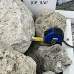 Rip Rap Boulders.